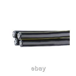 NASSAU ELECTRICAL SUPPLY 100 FT Aluminum URD Dyke 2-2-2-4 Cable Direct Burial