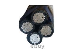 NASSAU ELECTRICAL SUPPLY 100 FT Aluminum URD Dyke 2-2-2-4 Cable Direct Burial