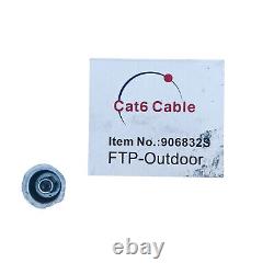 NEW 1000FT CAT6 Shielded FTP Outdoor 23AWG 550 Cable Wire Solid Direct Burial UV