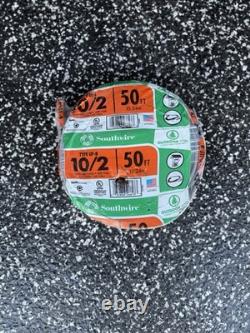 NEW Southwire 10/2 UF-B Wire 50FT Direct Burial 10 Gauge Outdoor