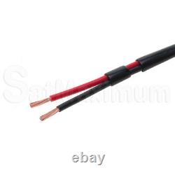 OUTDOOR Speaker Cable Direct Burial Black Audio Wire 14/2 14/4 16/2 16/4 AWG UV