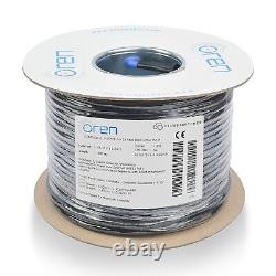 Oren CAT6 Outdoor Ethernet Cable 100M Direct Burial- 23 AWG Pure Copper 400MHz