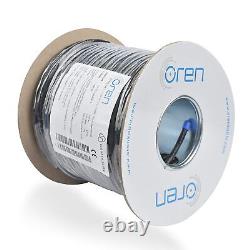 Oren CAT6 Outdoor Ethernet Cable 100M Direct Burial- 23 AWG Pure Copper 400MHz