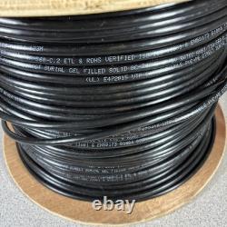 Outdoor Direct Burial dry Gel Tape cat5 cat5e BC-24AWG-4P Spool PROCAT5GELX Wire