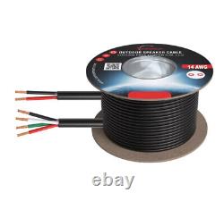 Outdoor Speaker Cable 14AWG Bulk CL3 Direct Burial Oxygen Free Copper Wire Lot