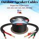 Outdoor Speaker Cable Wire Bulk Cl3 Rated Direct Burial Oxygen Free Copper Lot