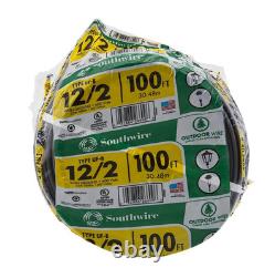 Outdoor Wire, 12/2WG UF 100 Ft Coil, Approved for Direct Burial Wiring