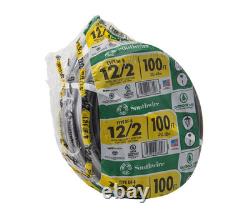 Outdoor Wire, 12/2WG UF 100 Ft Coil, Approved for Direct Burial Wiring