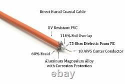 PPC Direct Burial Wire Xfinity/DirecTV RG6 Coaxial Cable-COAX- WHOLESALE PRICE