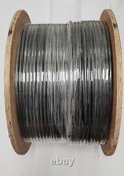 RG11 Coax Cable, Direct Burial, CATV, 14 AWG CCS, Dual Shield 60% 1000FT Roll