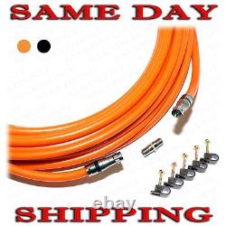 RG11 Underground Direct Burial COAX CABLE orange INDOOR OUTDOOR TriShield Drop