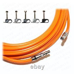 RG11 Underground Direct Burial COAX CABLE orange INDOOR OUTDOOR TriShield Drop