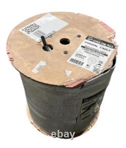 RG-11 Coaxial Cable 107-1032/DB/R11 Direct Burial 14AWG Black 3GHz /1000ft