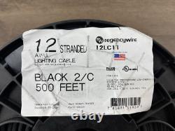 Regencywire Low Voltage Direct Burial Landscape Cable 12/2 500 Foot Spool USA S5