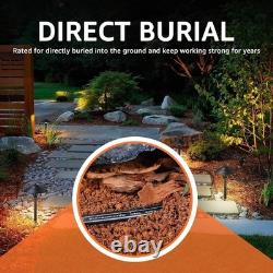 SUNVIE 14/2 Low Voltage Landscape Lighting Wire 250ft Outdoor Burial Cable