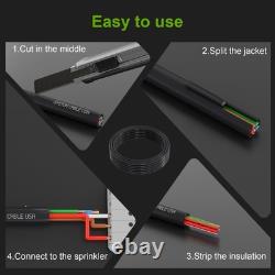 SYSTON 18/5 Sprinkler Wire Solid Copper, Low-Volt Direct Burial Irrigation Wire