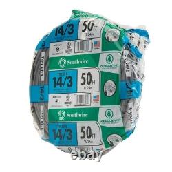 Southwire 14/3 UF-B Underground Feeder Cable 50 ft 600V Direct Burial