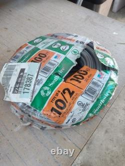 Southwire UF-B 10/2 10 AWG Solid Copper Wire 100 ft Gray 600V Direct Burial