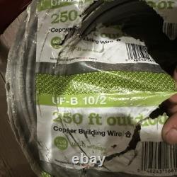 Southwire UF-B 10/2 with Ground 250 ft Roll Direct Burial Copper Cable