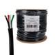 Speaker Wire Audio Cable 16/4 Awg In-wall Outdoor Direct Burial Uv Black 500ft