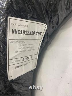 Stephens 2-2-4 Triplex Alum. Conductor Direct Burial Cable 600V 250' NNC1912X05