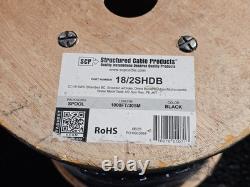 Structured Cable 18/2SHDB 1000' 18 AWG 2C Shielded Direct Burial Speaker Cable