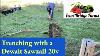 Trenching For Irrigation Line Using A Dewalt Sawzall 20v