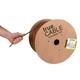 Truecable Cat6 Direct Burial Gel Filled 1000ft Brown Waterproof Cmx 23awg Solid