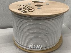 TrueCable Cat6 Direct Burial Shielded Ethernet Wire 1000ft White 6ESCMXWHT-1Krl
