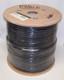 True Cable 6ascmxblk 500 Cat6a Direct Burial Cable Shielded Black, 500 Ft New