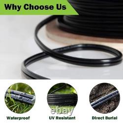 UBOORY 12 Gauge 2 Conductor 250FT Low Voltage Landscape Wire Direct Burial