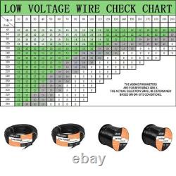 UBOORY 14/2 Low Voltage Landscape Wire 250 ft 2 Conductor Direct Burial