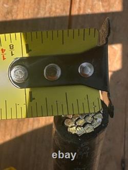 URD Triplex Aluminum wire, Monmouth 4/0-4/0-4/0. 75 ft. Direct burial