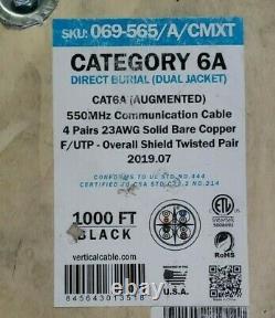Vertical Cable 069-565 Cat6A Direct Burial Outdoor Waterproof Solid Copper Cable
