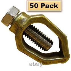VoltVeera Heavy Duty Ground Rod Clamp Direct Burial (50 pack)