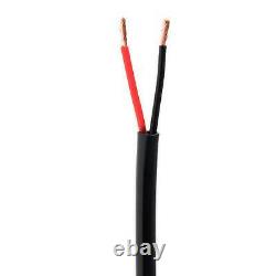 Voltive 10/2 Speaker Wire CL3 In Wall/Direct Burial OFC 100ft Black