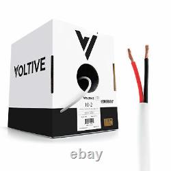 Voltive 10/2 Speaker Wire CL3 In-Wall/Direct Burial OFC 250ft White