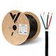 Voltive 12/4 Speaker Wire Cl3 In-wall/direct Burial Ofc 500ft Black