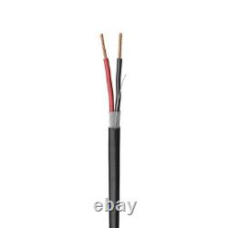Voltive 14/2 Speaker Wire CL3 In-Wall/Direct Burial OFC 250ft Black