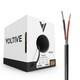 Voltive 16/2 Speaker Wire, In-wall Cl3 & Direct Burial, Black, 250ft