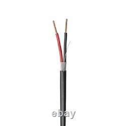 Voltive 18/2 Low Voltage Wire, In-Wall CL3 & Direct Burial, Black, 500ft