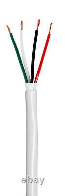 Voltive 18/4 Speaker Wire CL3 In-Wall/Direct Burial OFC 500ft White