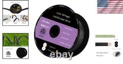 Waterproof 12/2 Landscape Lighting Wire 250ft Listed Direct Burial Cable