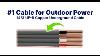 What Is 14 3 Uf B Cable Solid Copper Wire For Outdoor U0026 Underground Use
