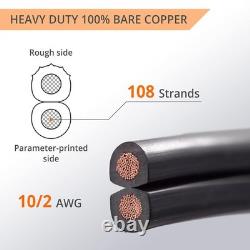 Wirefy 10/2 Low Voltage Landscape Wire 200ft Pure Copper Outdoor Direct Burial