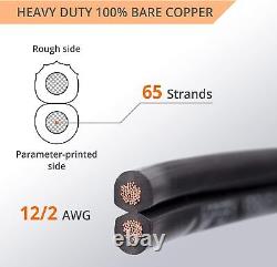 Wirefy 12/2 Low Voltage Landscape Lighting Copper Wire Outdoor Direct Burial