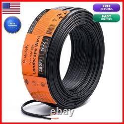 Wirefy 16/2 Low Voltage Landscape Wire 250 ft Pure Copper Direct Burial
