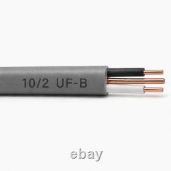 Wirenco 10/2 UF-B Wire, Underground Feeder and Direct Earth Burial Cable 100Ft Wirenco 10/2 UF-B Wire, Underground Feeder and Direct Earth Burial Cable 100Ft