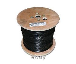 Wirepath SP-CAT5E-DB-1000-BLK Cat 5e 350 MHz Direct Burial 24/4 Solid Wire