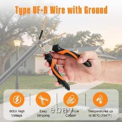 XMK 12/2 UF-B Wire Direct Burial Cable Underground Feeder, Solid Copper 100f